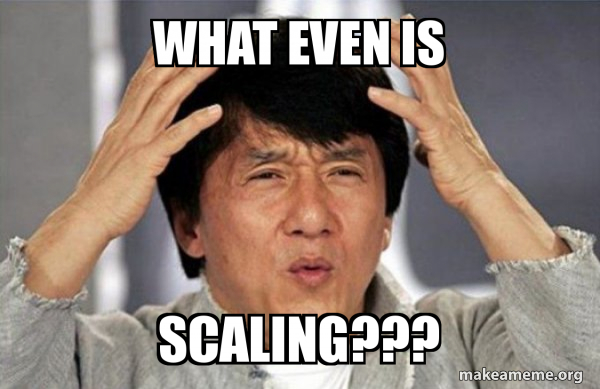 blogging scaling